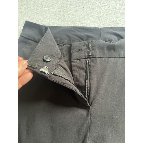 Avenue Montaigne Barolo Pants Straight Leg Black Pockets Stretch Size 10 USA - Picture 8 of 13